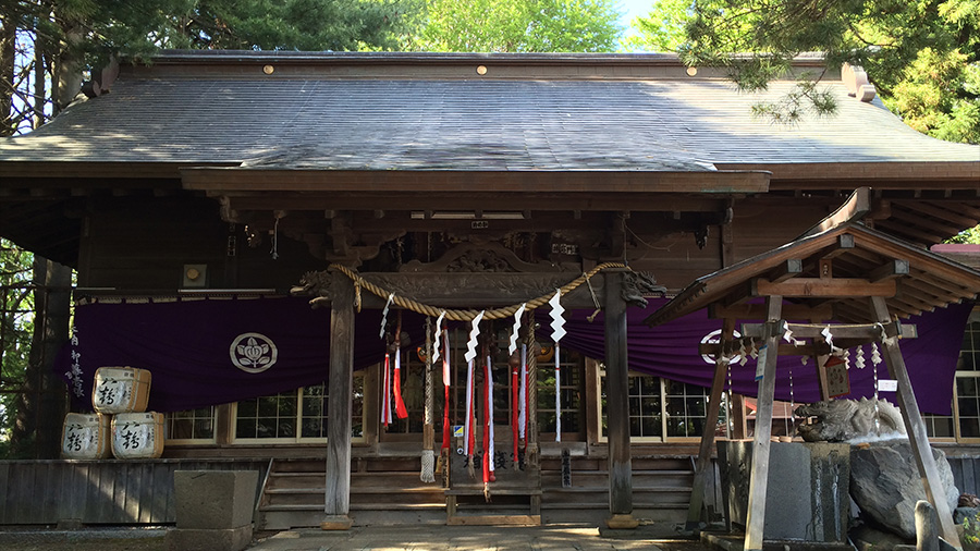 青森県八戸市内丸鎮座　法霊山龗神社